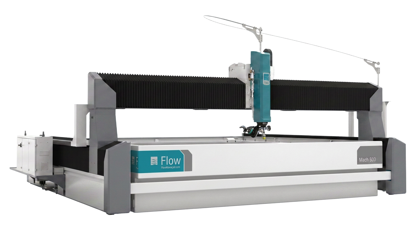 Máquina de corte por chorro de agua Mach 500 de Flow