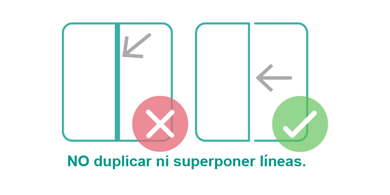 No utilizar polilíneas