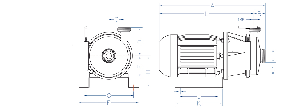Plano técnico Serie S - 4P